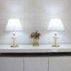 Classic Urn-Shaped Ceramic Table Lamp – Fabric Shade Accent Light