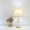 Classic Urn-Shaped Ceramic Table Lamp – Fabric Shade Accent Light