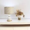Classic Urn-Shaped Ceramic Table Lamp – Cream Drum Shade Light