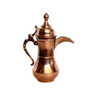 Classic Copper Dallah Pot for Arabic Coffee & Qahwa – Mendel Model