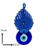 Decorative Evil Eye Wall Hanging Amulet Model Peacock
