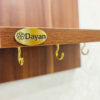 Decorative Wall Key Holder with Shelf & Hooks