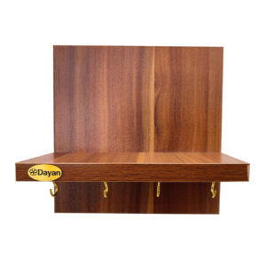 Decorative Wall Key Holder with Shelf & Hooks