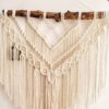 Decorative Macrame Wall Hanging Tapestry Art with Geometric Design