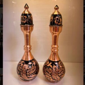 Elegant Persian Copper Rosewater Sprinkler