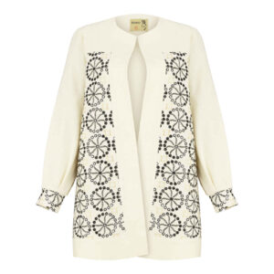 Elegant Persian Linen Manto Chic and Comfortable