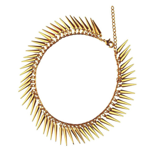Elegant Persian Steel Anklet for Women in Golden