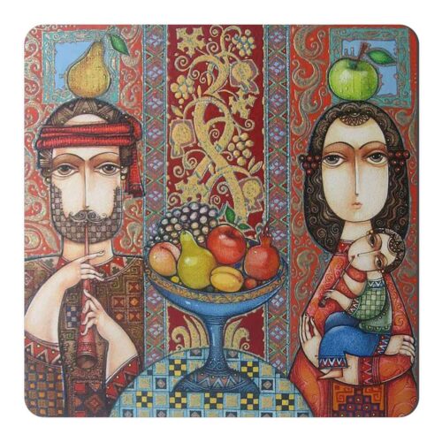 Fridge Magnet Inspired by Persian Heritage