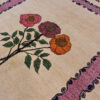 Hand-Knotted Persian Tribal Rug (All-over Floral / Gul Farang) - Light Brown Wool