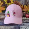Floral Pattern Hand-Embroidered Women’s Baseball Cap