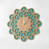 Handcrafted Persian Wooden Wall Clock