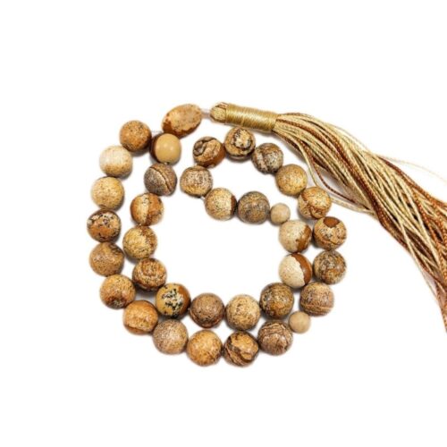 Islamic Jasper Rosary Crafted with 33 Prayer Beads Tasbih Misbaha