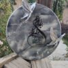 Islamic Resin Wall Key Holder Organizer – Marble Design for Home Entryway