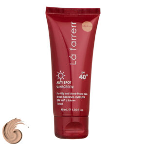 Lá Farrerr Anti Spot Sunscreen Colored SPF40 For Oily and Acne-Prone Skin 40 ml