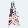 Luxurious Persian Neck Scarf for Women with Calligraphy Design