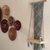 Macrame Wall Hanging Handcrafted Tapestry Art with Shelf