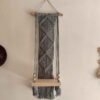 Macrame Wall Hanging Handcrafted Tapestry Art with Shelf