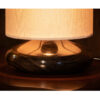 Minimalist Cylindrical Wooden Table Lamp – White Shade Accent Light
