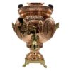 Persian Copper Samovar Decorative Charcoal Tea Maker 6-Liter