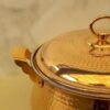 Persian Copper Cooking Pot - Handcrafted Hammered Design, Darice