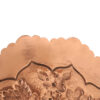 Persian Decorative Copper Engraved Wall Plate Traditional in Birds & Flowers Design