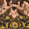 Persian Decorative Copper Engraved Wall Plate Traditional in Chogan Design