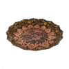 Persian Decorative Copper Engraved Wall Plate Traditional in Chogan Design