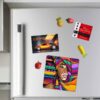Persian Fridge Magnet with Indigenous Woman Design