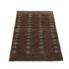 Original Handwoven Persian Kheshti Gabbeh Rug - Geometric Brown Wool