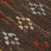 Original Handwoven Persian Kheshti Gabbeh Rug - Geometric Brown Wool