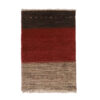 Handwoven Persian Striped Gabbeh Rug in Brown - Premium Wool
