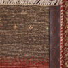 Handwoven Persian Striped Gabbeh Rug in Brown - Premium Wool
