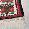 Red Geometric Kilim Rug - Handwoven Persian Acrylic Quality Product
