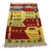 Fars Kilim Rug with Animal Motifs - Genuine Handwoven Persian Wool