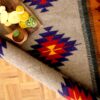 Red Qashqai Geometric Kilim Rug from Fars - Handwoven Persian Wool