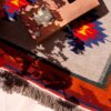 Red Qashqai Geometric Kilim Rug from Fars - Handwoven Persian Wool