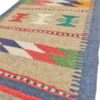 Shiraz Geometric Kilim Rug - Handwoven Authentic Persian Wool Design