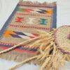 Shiraz Geometric Kilim Rug - Handwoven Authentic Persian Wool Design
