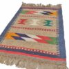 Shiraz Geometric Kilim Rug - Handwoven Authentic Persian Wool Design