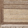 Cream Bordered Isfahan Kilim Rug - Handwoven Authentic Persian Wool