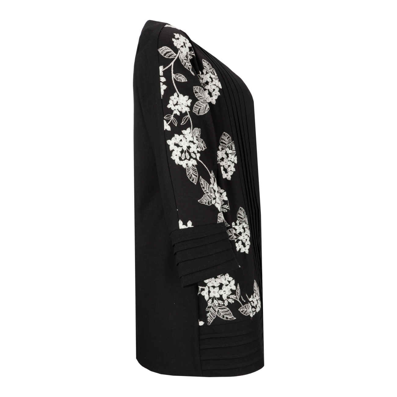 Persian Linen Manto for Every Occasion in Black