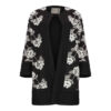 Persian Linen Manto for Every Occasion in Black
