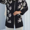 Persian Linen Manto for Every Occasion in Black