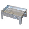Persian Mangal Portable Charcoal Grill with Base for Outdoor Cooking