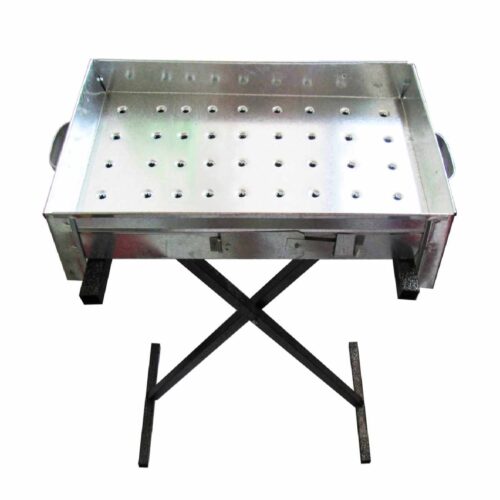 Persian Mangal Portable Charcoal Grill with Base for Outdoor Cooking