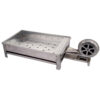 Persian Mangal Portable Charcoal Grill with Manual Fan for Outdoor Cooking
