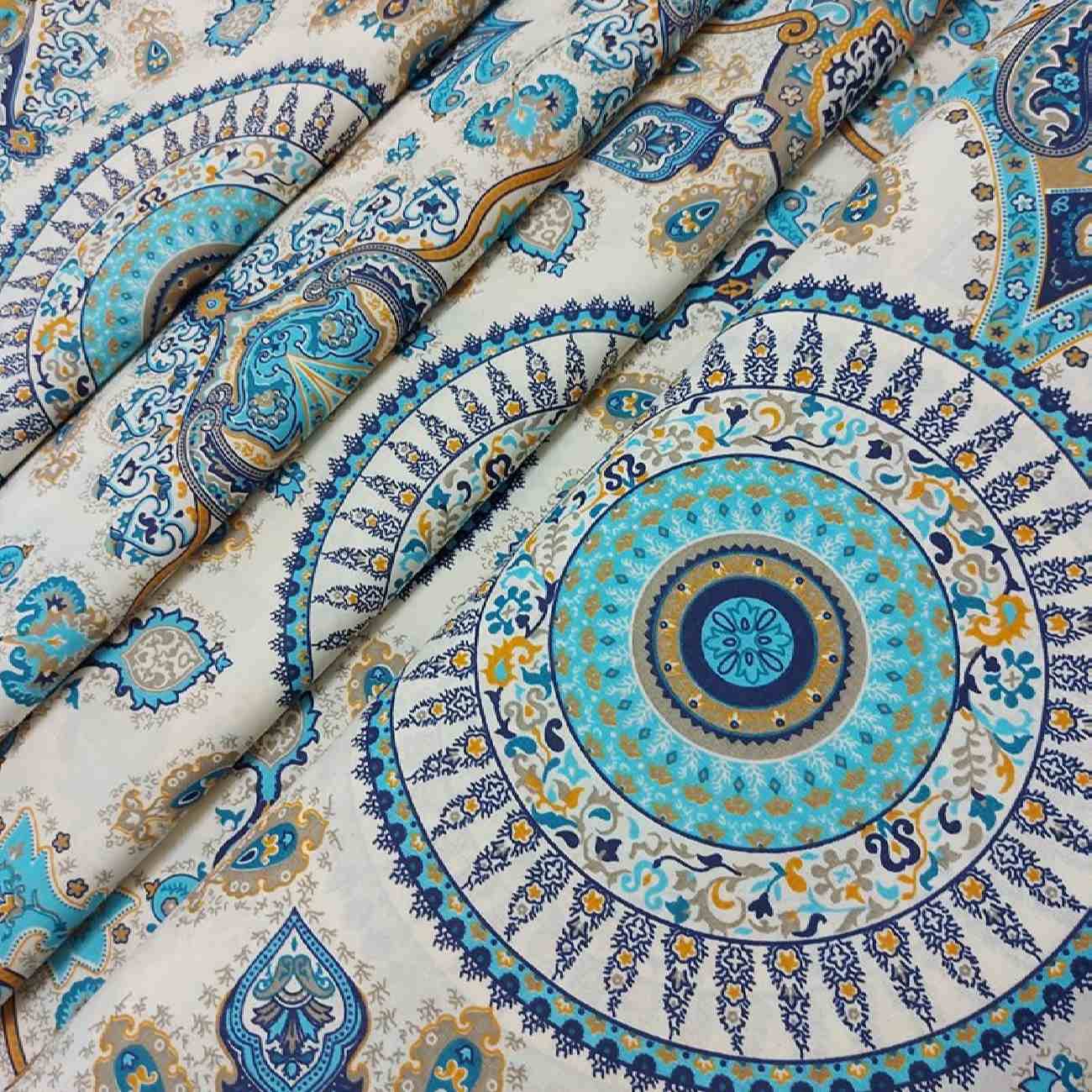 Classic Termeh Fabric – Authentic Persian Paisley Pattern