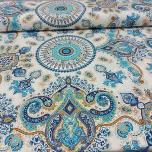 Classic Termeh Fabric – Authentic Persian Paisley Pattern
