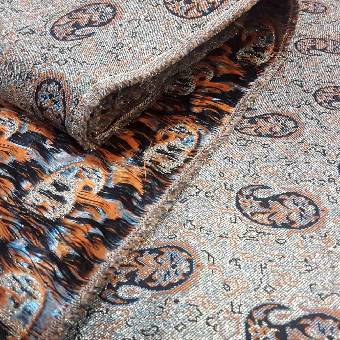 Traditional Persian Termeh Fabric – Royal Paisley Design