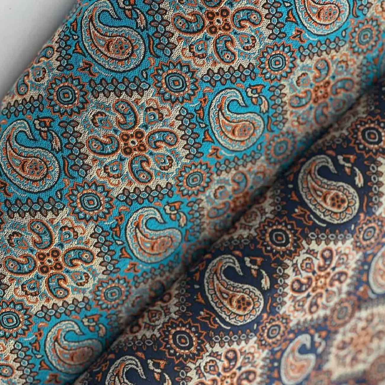 Premium Persian Termeh Textile – Woven Paisley Design